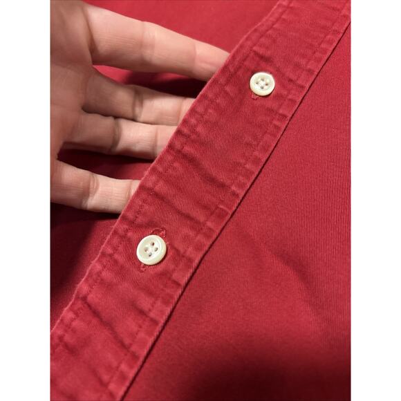 Ralph Lauren Shirt Mens XL Red Blake Button Down Long Sleeve Collared Pony - Picture 4 of 6